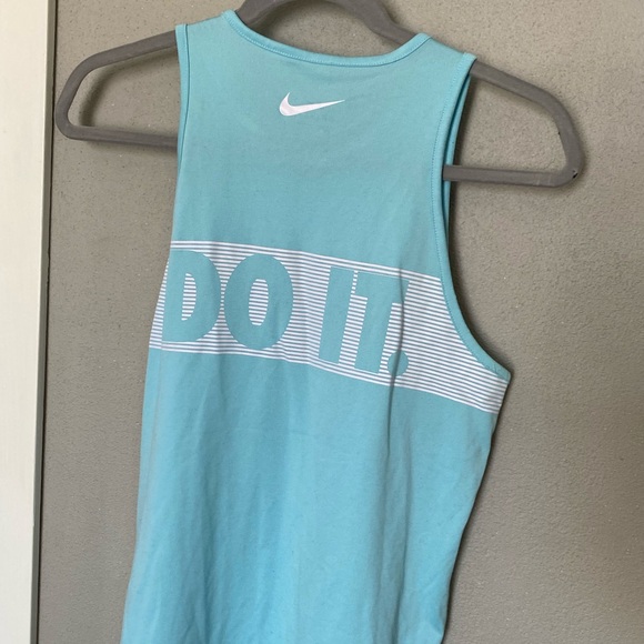 Blue Nike Just Do It Tank Top - Picture 2 of 2